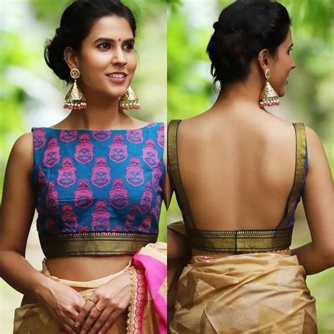 saree with blouse design|blouse designs for traditional saree.